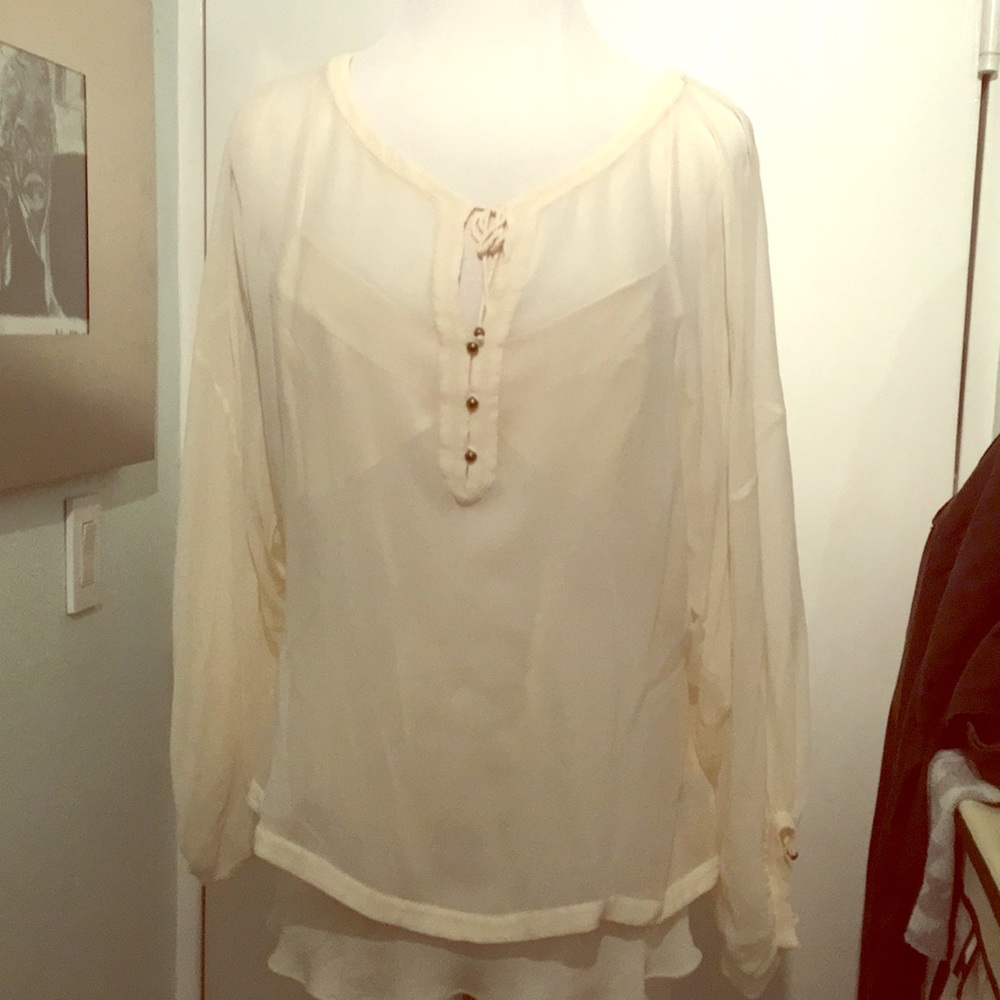 DVF silk blouse